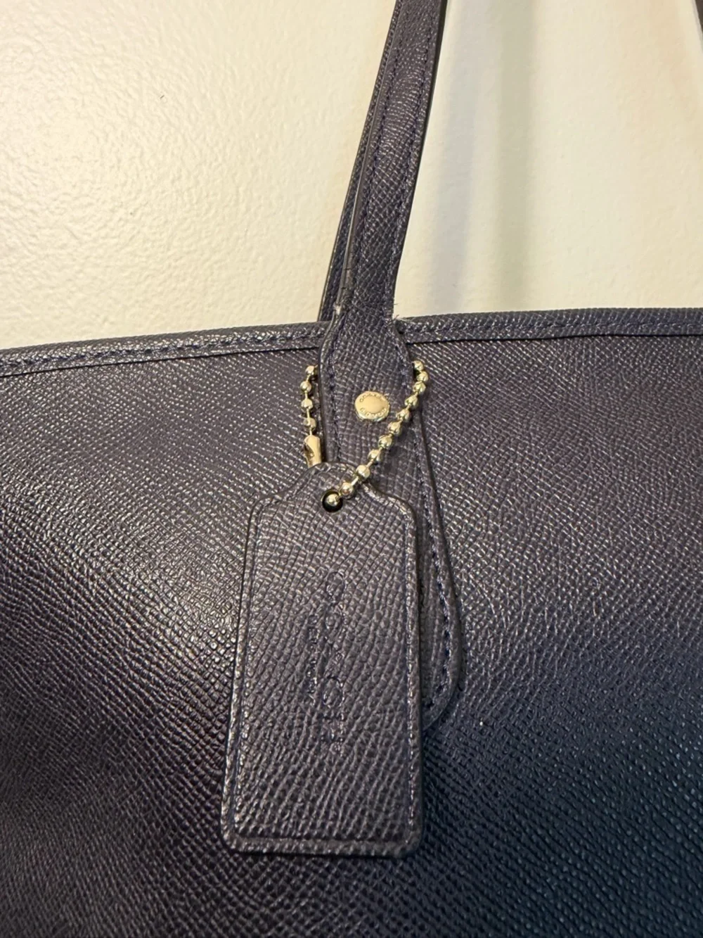 Coach Navy City Tote